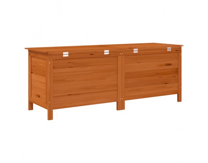 Sonata H Градинска кутия за съхранение кафява 150x50x56,5 см чам масив
