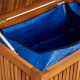 Sonata H Градинска кутия за съхранение 150x50x58 см акациево дърво масив