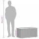 Sonata H Външна кутия за съхранение черна 110x50x54 см PE ратан акация