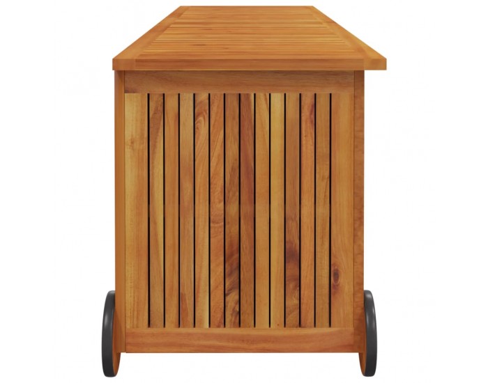 Sonata H Градинска кутия за съхранение колела 150x50x58 см акация масив