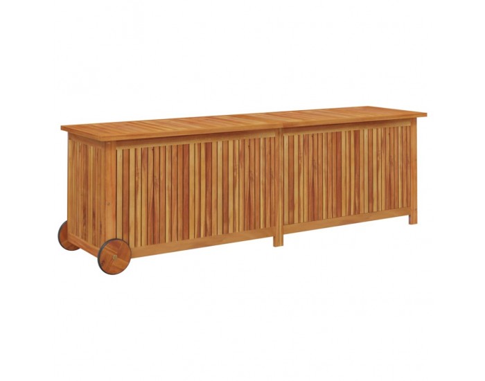 Sonata H Градинска кутия за съхранение колела 150x50x58 см акация масив