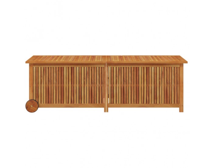 Sonata H Градинска кутия за съхранение колела 150x50x58 см акация масив