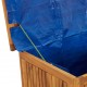 Sonata H Градинска кутия за съхранение с колела 90x50x58 см акация масив