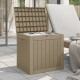 Sonata H Градински сандък за съхранение кафяв 55,5x43x53 см полипропилен
