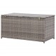Sonata H Градински сандък за съхранение, полиратан, 100x50x50 см, сив