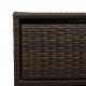 Sonata H Градински шкаф за съхранение кафяв 55x59x80 см полиратан