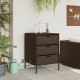 Sonata H Градински шкаф за съхранение кафяв 55x59x80 см полиратан