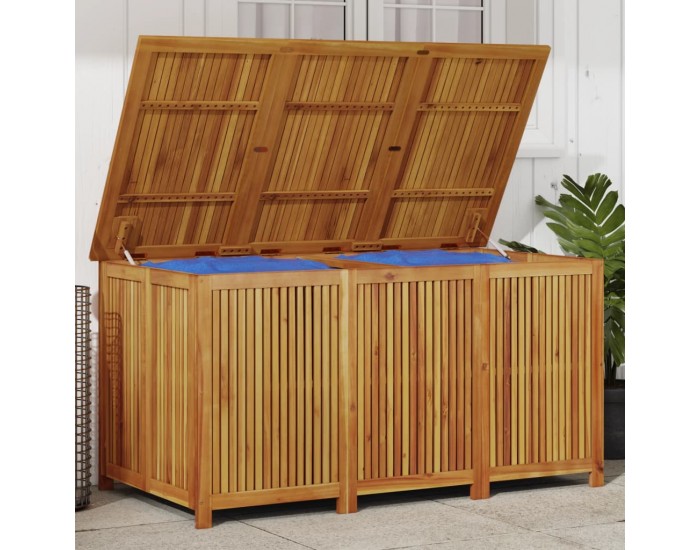 Sonata H Градинска кутия за съхранение 150x80x75 см акациево дърво масив