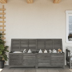 Sonata H Градинска ракла антрацит 198,5x50x56,5 см чам масив - Construcții de exterior