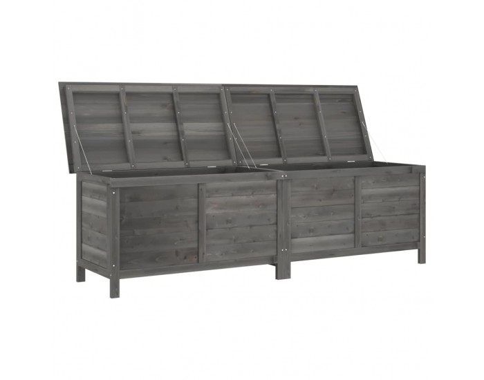 Sonata H Градинска ракла антрацит 198,5x50x56,5 см чам масив