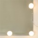 Sonata H Комплект тоалетка с LED, черна, инженерно дърво