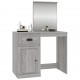 Sonata H Тоалетка с огледало сив сонома 90x50x132,5 см инженерно дърво