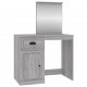 Sonata H Тоалетка с огледало сив сонома 90x50x132,5 см инженерно дърво