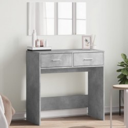Sonata H Тоалетка с огледало, бетонно сива, 80x39x80 см - Măsuțe de toaletă și oglinzi