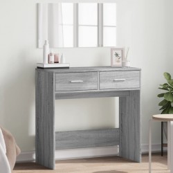 Sonata H Тоалетка с огледало, сив сонома, 80x39x80 см - Măsuțe de toaletă și oglinzi