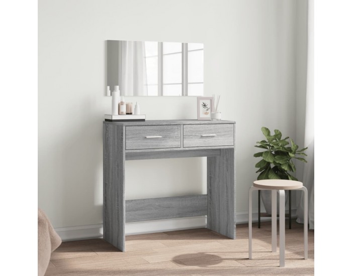 Sonata H Тоалетка с огледало, сив сонома, 80x39x80 см