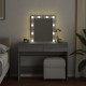 Sonata H Тоалетка с LED, сив сонома, 100x40x130 см