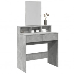 Sonata H Тоалетка с огледало, бетонно сива, 80x41x144,5 см - Măsuțe de toaletă și oglinzi