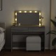Sonata H Тоалетка с LED, сив сонома, 100x40x120 см