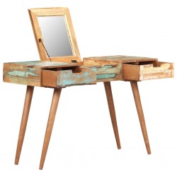 Sonata H Тоалетка с огледало, 112x45x76 см, регенерирано дърво масив - Măsuțe de toaletă și oglinzi