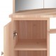 Sonata H Ъглова тоалетка с LED, дъб, 111x54x141,5 см