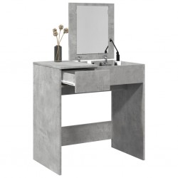 Sonata H Тоалетка с огледало, бетонно сива, 73x46,5x120 см - Măsuțe de toaletă și oglinzi