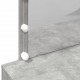 Sonata H Тоалетка с LED, бетонно сива, 100x40x120 см