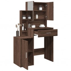 Sonata H Тоалетка с шкаф, кафяв дъб, 80x35x132 см - Măsuțe de toaletă și oglinzi