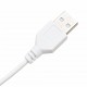 Sonata H Тоалетка с LED, бял гланц, 74,5x40x141 см