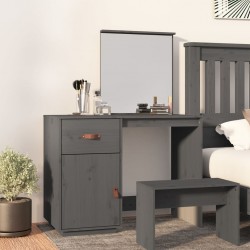 Sonata H Тоалетка, сива, 95x50x134 см, борово дърво масив - Măsuțe de toaletă și oglinzi
