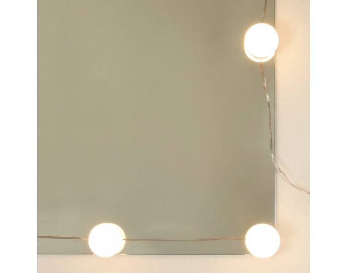 Sonata H Тоалетка с LED, опушен дъб, 60x40x140 см