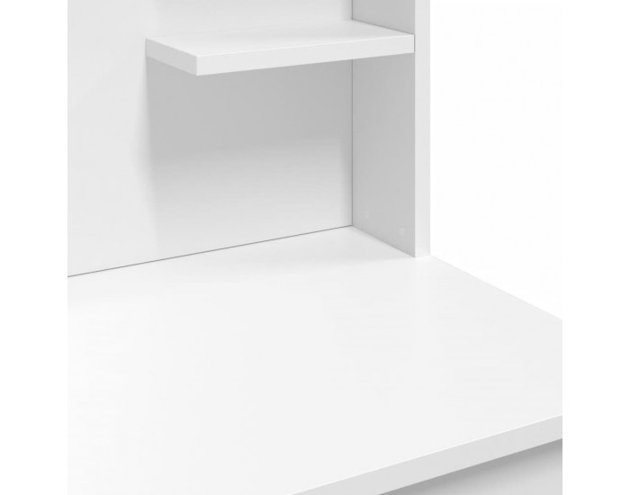 Sonata H Тоалетка с LED лампи, бяла, 96x40x142 см