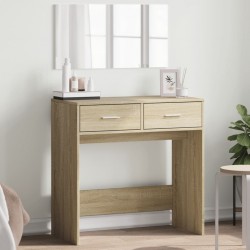 Sonata H Тоалетка с огледало, дъб сонома, 80x39x80 см - Măsuțe de toaletă și oglinzi