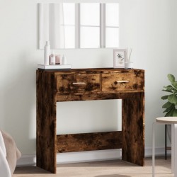 Sonata H Тоалетка с огледало, опушен дъб, 80x39x80 см - Măsuțe de toaletă și oglinzi