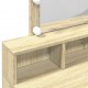 Sonata H Тоалетка с LED, дъб сонома, 80x41x144,5 см
