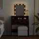 Sonata H Тоалетка с LED, опушен дъб, 80x41x144,5 см