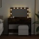 Sonata H Тоалетка с LED, опушен дъб, 100x40x120 см