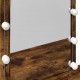 Sonata H Тоалетка с LED, опушен дъб, 100x40x130 см