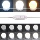 Sonata H Тоалетка с LED, дъб сонома, 100x40x130 см