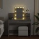 Sonata H Тоалетка с LED, сив сонома, 100x40x130 см