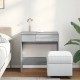 Sonata H Комплект тоалетка с огледало, сив сонома, 73x46,5x120 см