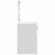 Sonata H Тоалетка с LED лампи, бяла, 90x42x132,5 см
