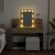 Sonata H Тоалетка с LED, дъб сонома, 100x40x130 см