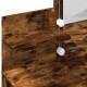Sonata H Тоалетка с LED, опушен дъб, 100x40x130 см