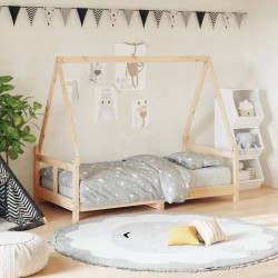 Sonata H Рамка за детско легло 80x160 см масивна борова дървесина - Paturi pentru copii