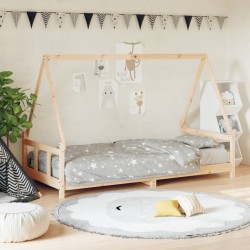 Sonata H Рамка за детско легло, 90x200 см, масивна чамова дървесина - Paturi pentru copii