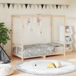 Sonata H Рамка за детско легло 80x160 см масивна борова дървесина - Paturi pentru copii