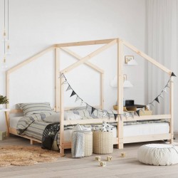 Sonata H Рамка за детско легло 2x(90x200) см масивна борова дървесина - Paturi pentru copii