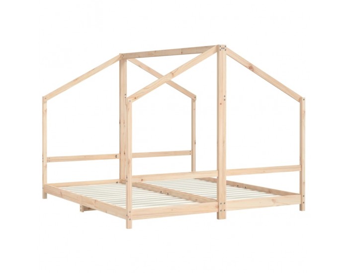 Sonata H Рамка за детско легло 2x(90x200) см масивна борова дървесина