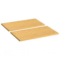 Sonata H Капаци за готварски печки 2 бр 50x28x1,5 см бамбук - Ustensile de bucătărie
